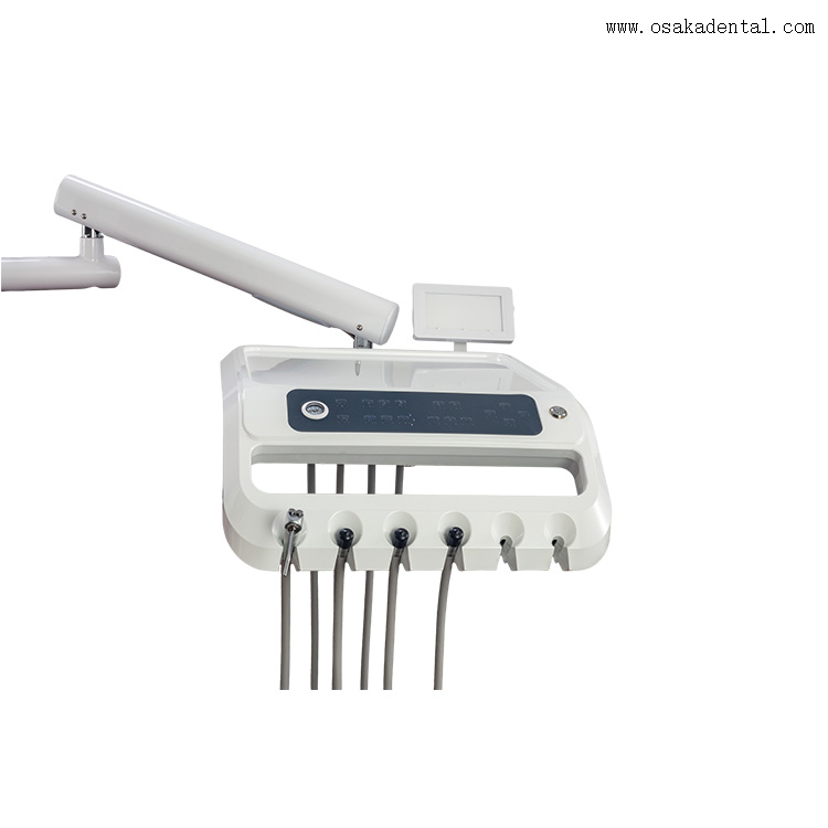 Novo design tipo toque bandeja de instrumento cadeira odontológica com 9 memória