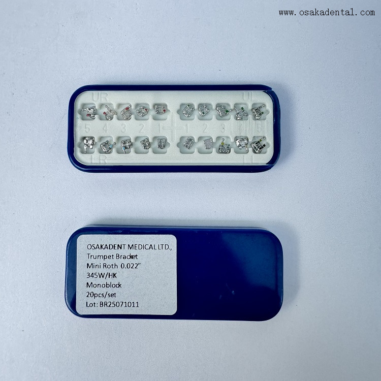 Embalagem ortodôntica da caixa do suporte ROTH/MBT do metal do monobloco