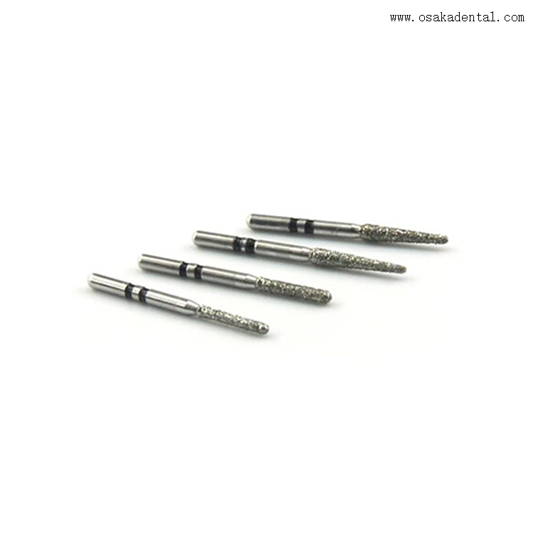 Brocas diamantadas dentárias para preparação de zircônia sinerizada