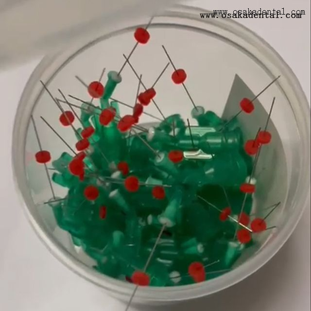 Jogo descartável da agulha dental do Side-Vent com especificações 21G/23G/25G