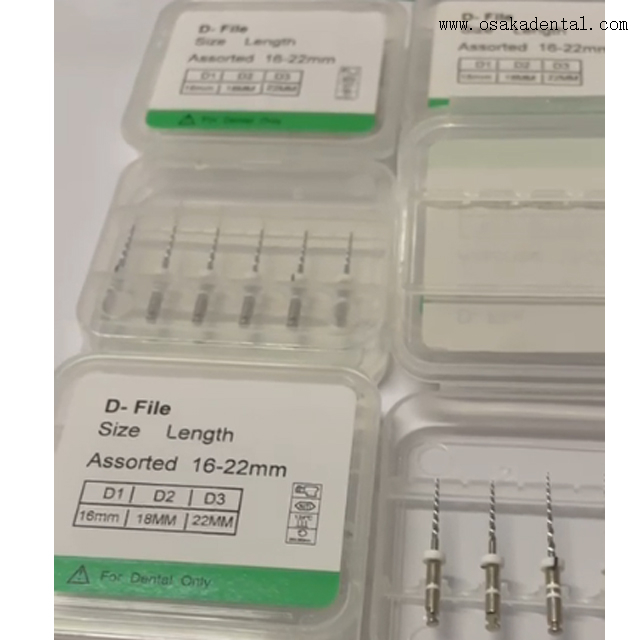 Uso odontológico de limas de retratamento endodôntico resistentes à separação com alta conicidade