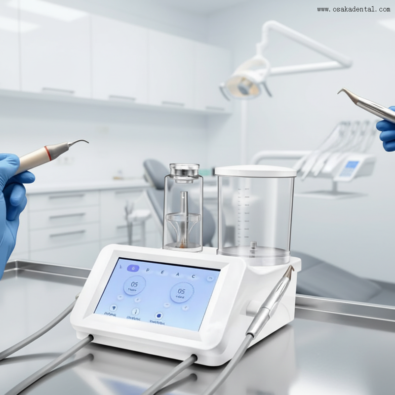 Scaler dental com Air Prophy dois em uma máquina