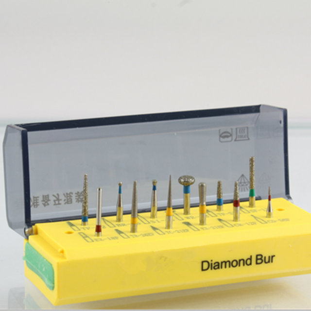 Kit de broca dent&aacute;ria FG Diamond。