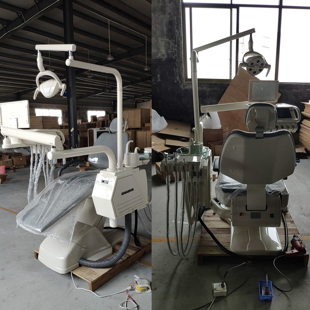 Unidade de cadeira dent&aacute;ria LED l&acirc;mpada com bandeja de tela de toque OSA-A3