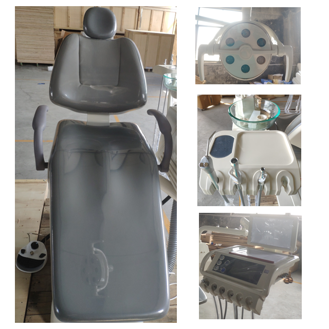 Unidade avan&ccedil;ada de cadeira de tratamento dental.