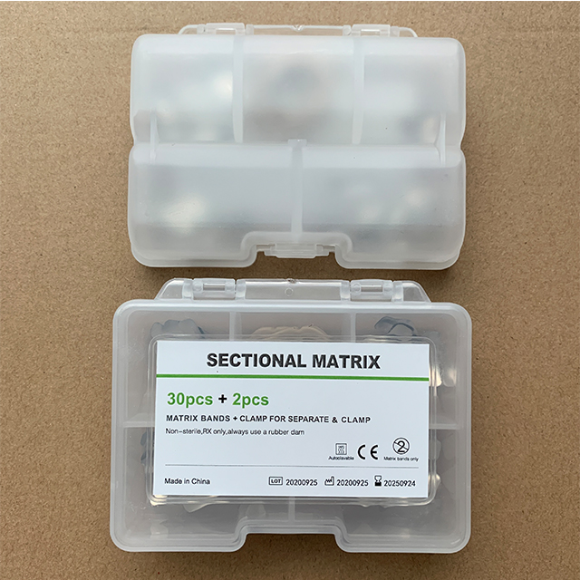 Bom preço kits de matriz seccional de metal ortodôntico dentário inoxidável OSA-F1set