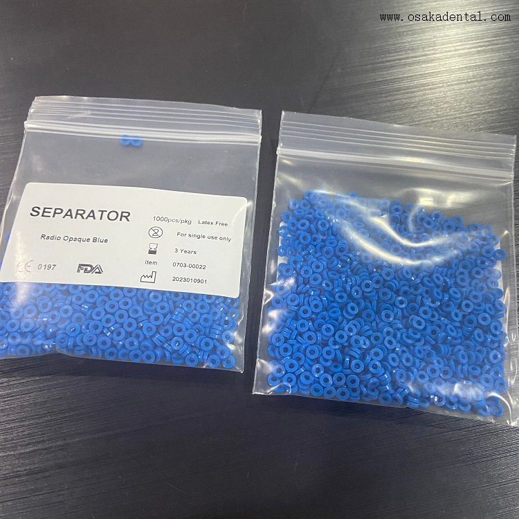 Separador elástico ortodôntico dental 1000 pçs/saco OSA-P29