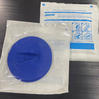 Barragem de borracha descartável odontológica C-105