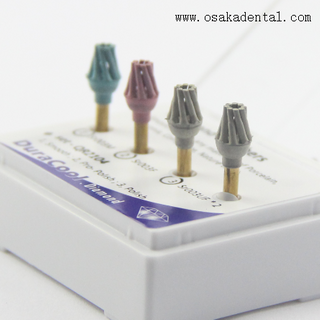 Sistema de lustro composto dental 4pcs do RA QR2104 do Polisher do diamante pelo grupo
