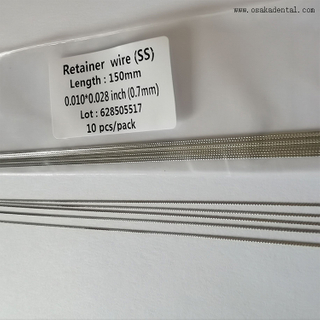 Fio de aço inoxidável dental do retentor dos acessórios ortodônticos