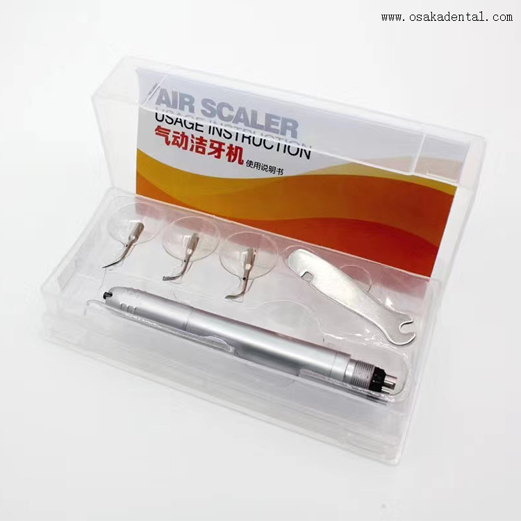 Scaler Dental Air com 3 pontas de Scaler 