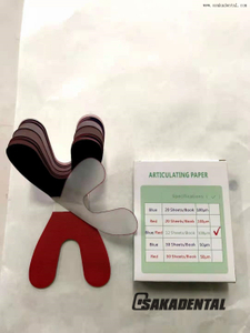 Papel articulado dental Papel para consumíveis odontológicos