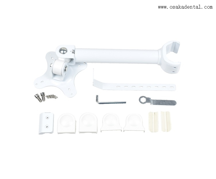 Câmera intraoral dental de monitor branco de 24 polegadas com suporte de monitor de metal OSA-950W-24