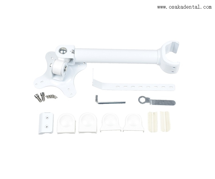 Câmera intraoral dental de monitor branco de 24 polegadas com suporte de monitor de metal OSA-950W-24