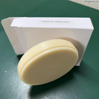 Barra de PMMA para material de uso odontológico