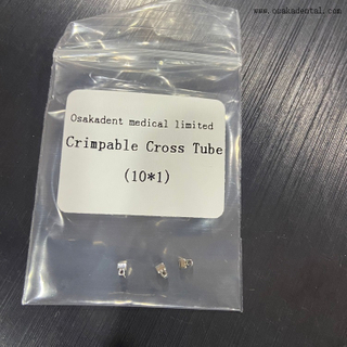 Tubo transversal frisável ortodôntico dentário