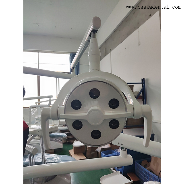 Unidade de cadeira odontológica elétrica cirúrgica de couro