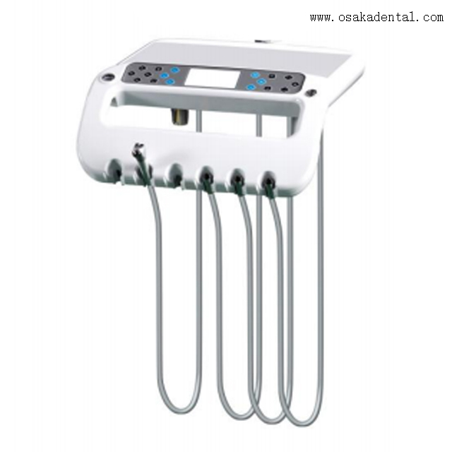 Cadeira odontológica de cor roxa de alta classe da unidade de cadeira odontológica OSAKA com máquina de clareamento dental e algiante dental