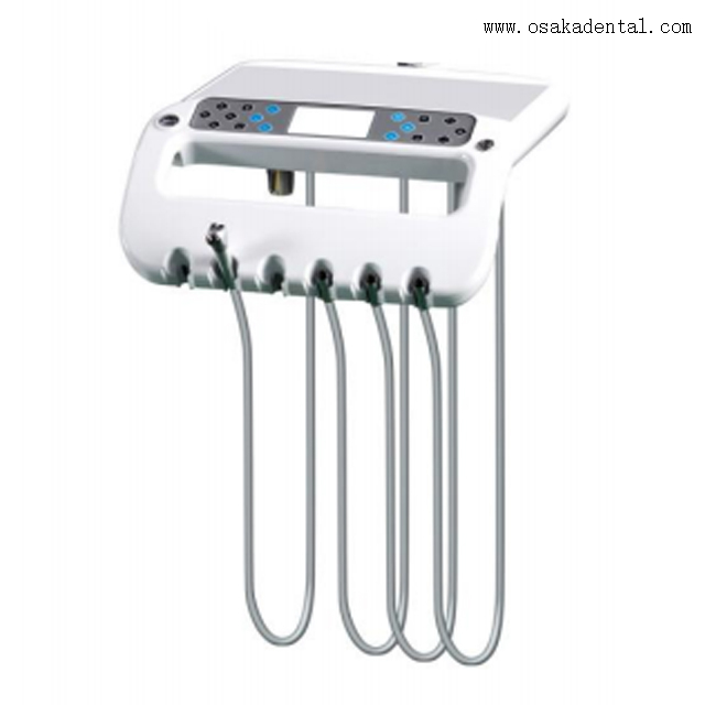 Cadeira odontológica de cor roxa de alta classe da unidade de cadeira odontológica OSAKA com máquina de clareamento dental e algiante dental