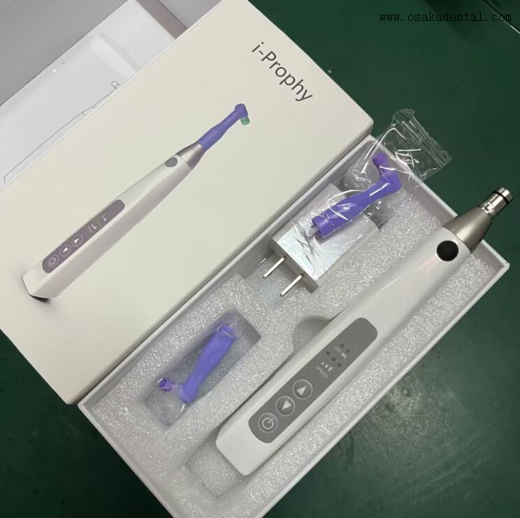 Peça de mão Prophy recarregável com pontas