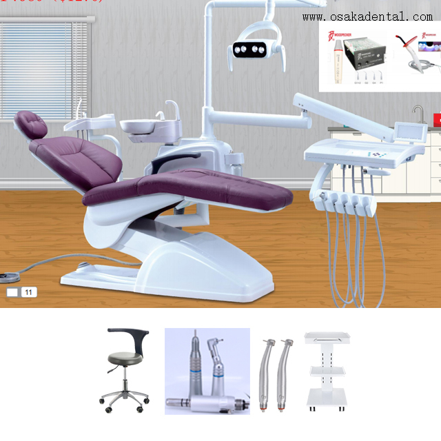 Preço barato cadeira odontológica com compressor de ar odontológico