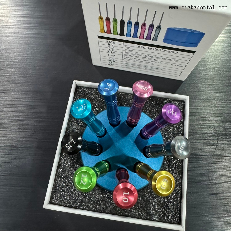Conjunto de ferramentas para implante dentário 