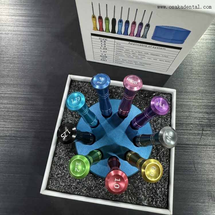 Conjunto de ferramentas para implante dentário 