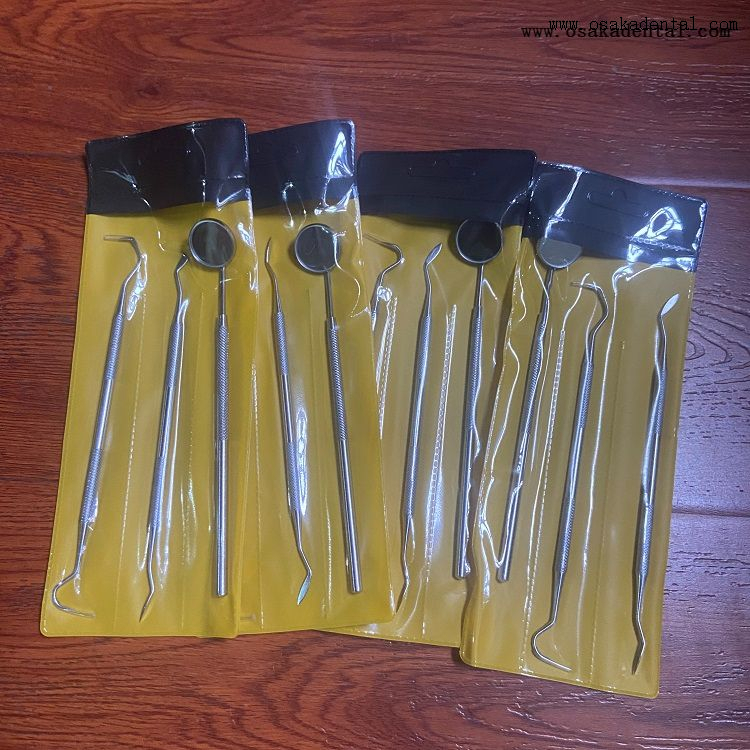 Instrumento odontológico de aço inoxidável 3 unidades/conjunto OSA-R015