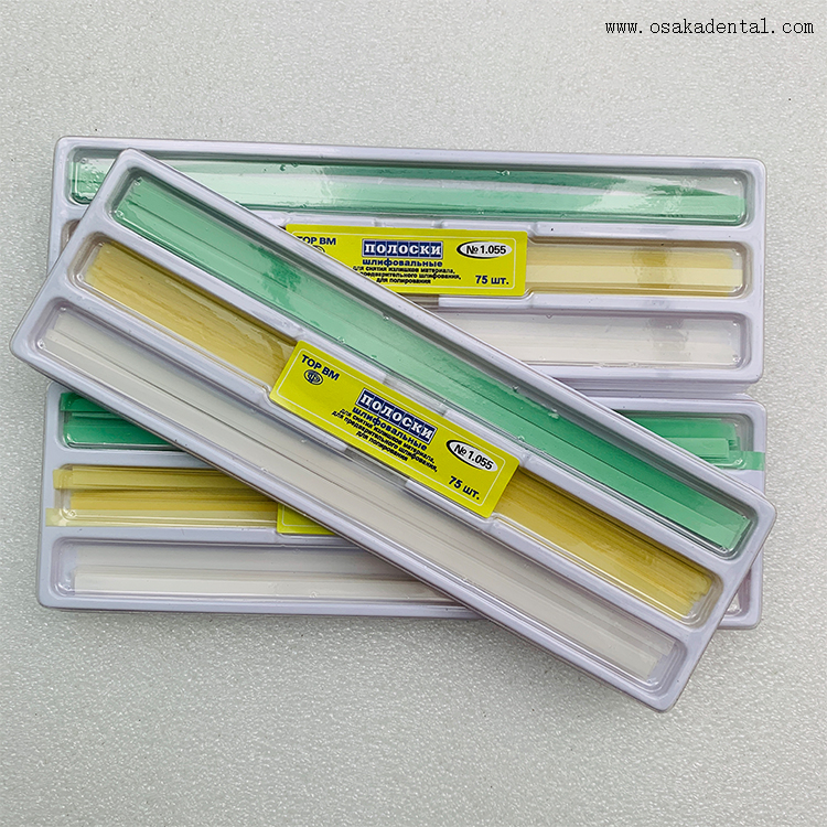 Kits de tiras de polimento e acabamento odontológico universal