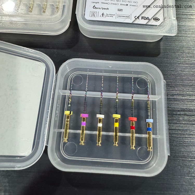 Arquivos super dentais coloridos Protaper Endo arquivos OSA-V3-C