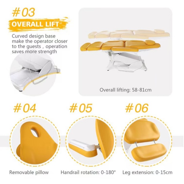 Cadeira de exame de cuidados de beleza 2