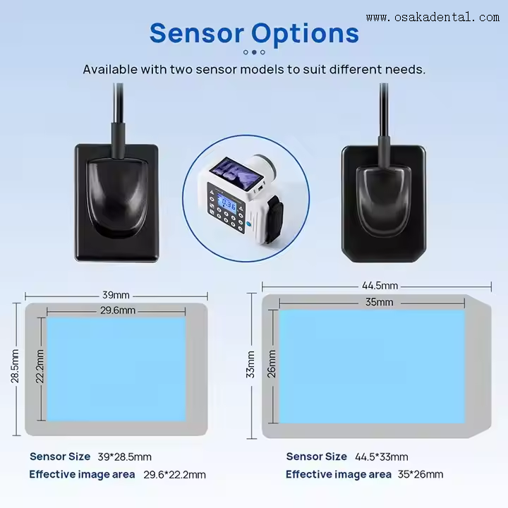 Máquina portátil dental da unidade do raio x dental com exposição instantânea da imagem do lcd e máquina dental do raio x do sensor incorporado