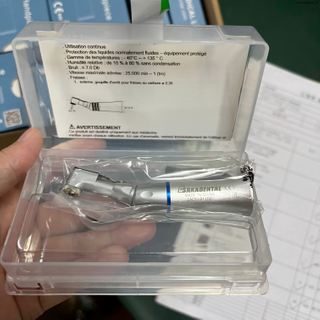 Contra-ângulo tipo chave de baixa velocidade para uso odontológico