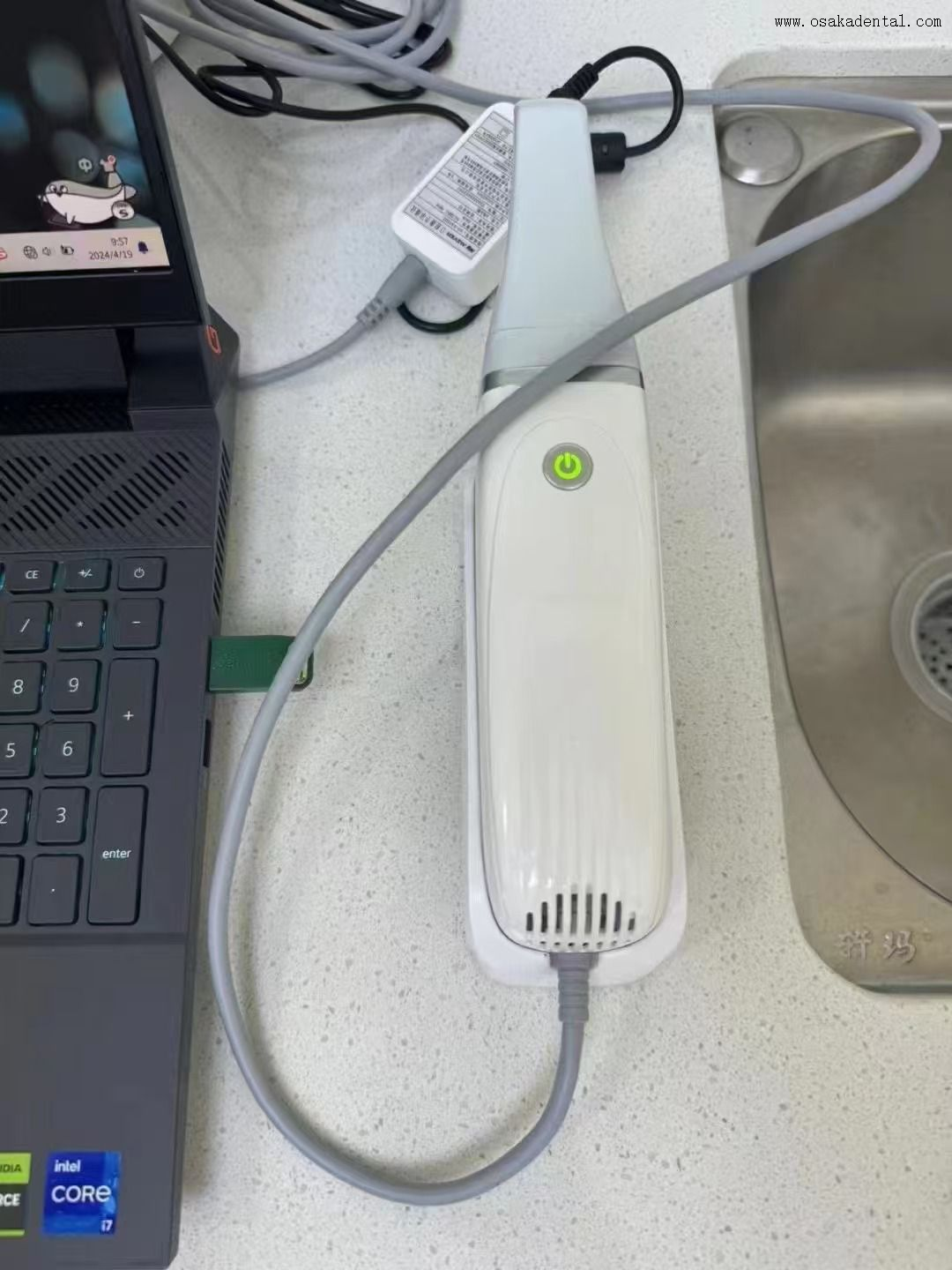 Scanner 3D odontológico profissional para laboratórios: precisão de alta velocidade de 15μm