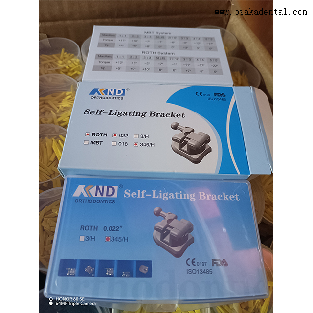 Bráquetes autoligáveis de alta qualidade para tratamento ortodôntico