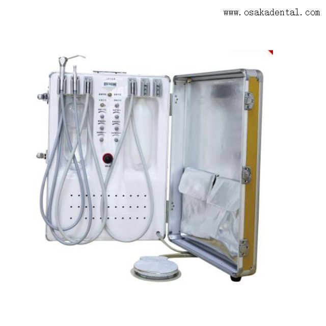Sistema de tratamento de caixa portátil odontológica