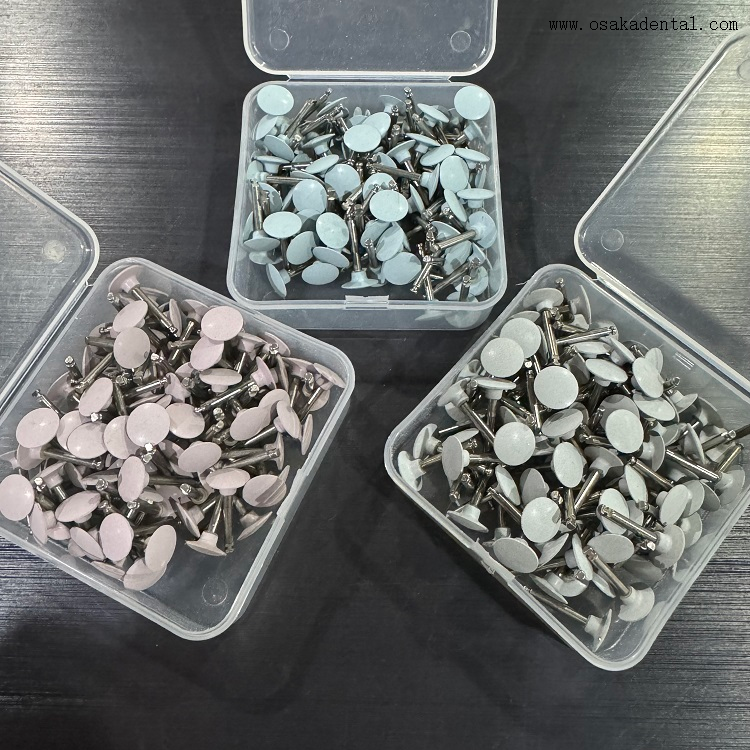 Polidores de silicone para brocas dentárias RA
