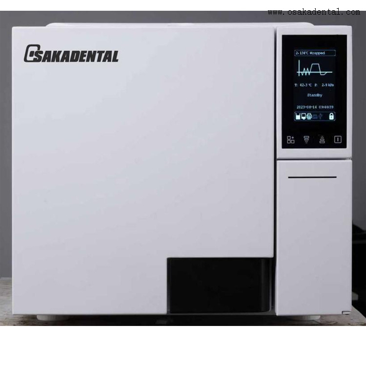 Autoclave dentária europeia classe B 18L com impressora integrada