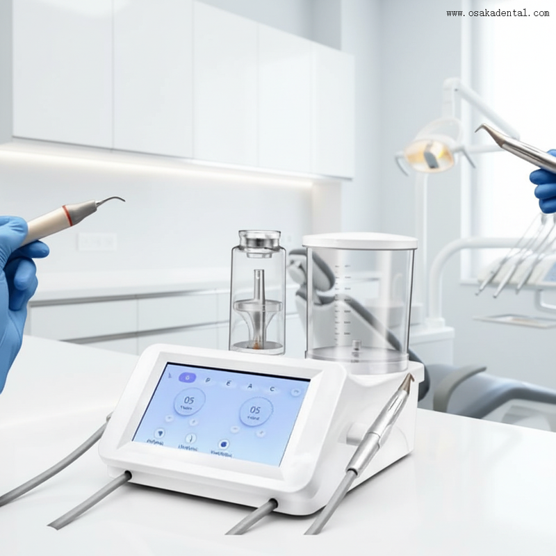 Scaler dental com Air Prophy dois em uma máquina