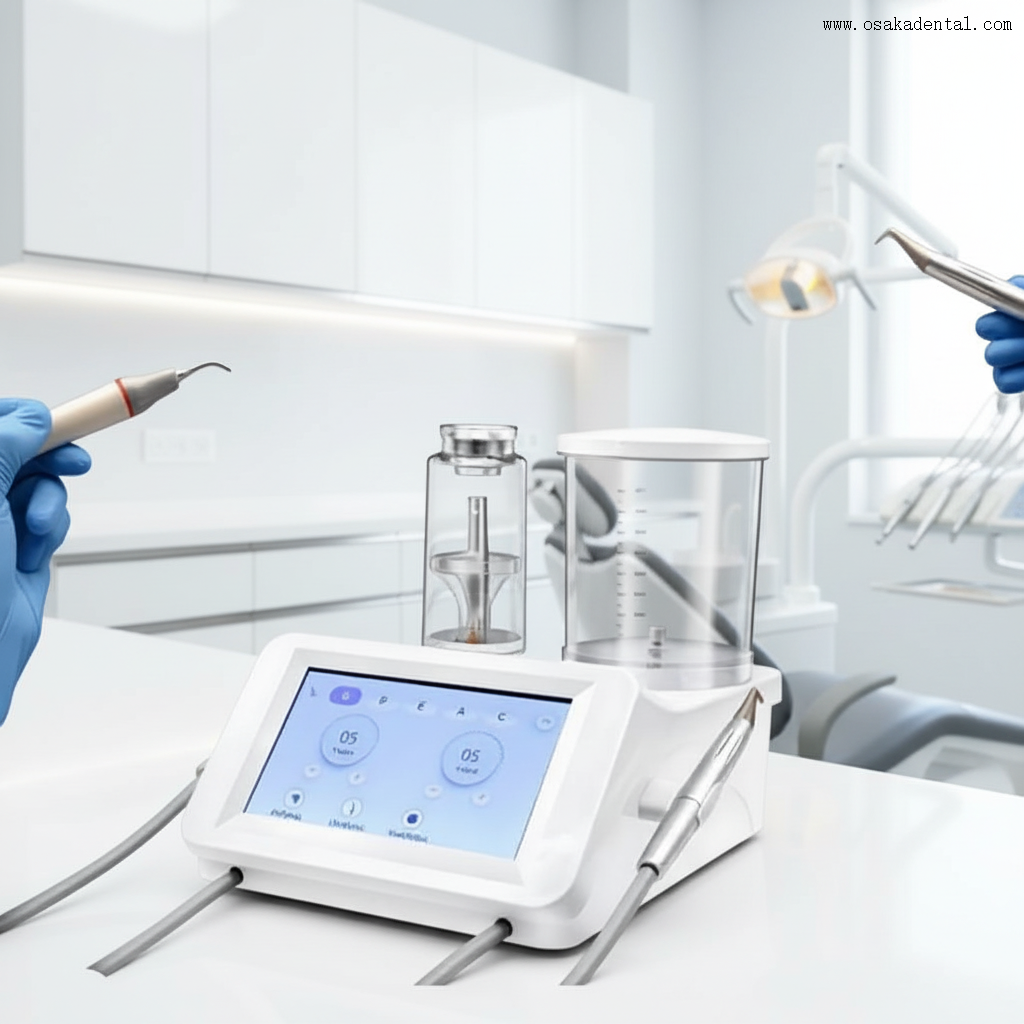 Scaler dental com Air Prophy dois em uma máquina