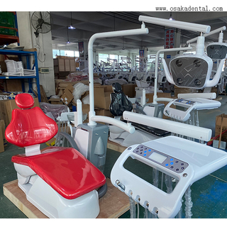 Cadeira odontológica ergonômica com apoio de cabeça e apoio para pés ajustáveis