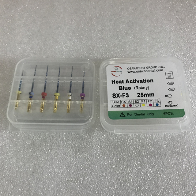 Arquivos endod&ocirc;nticos rotativos azuis niti ..