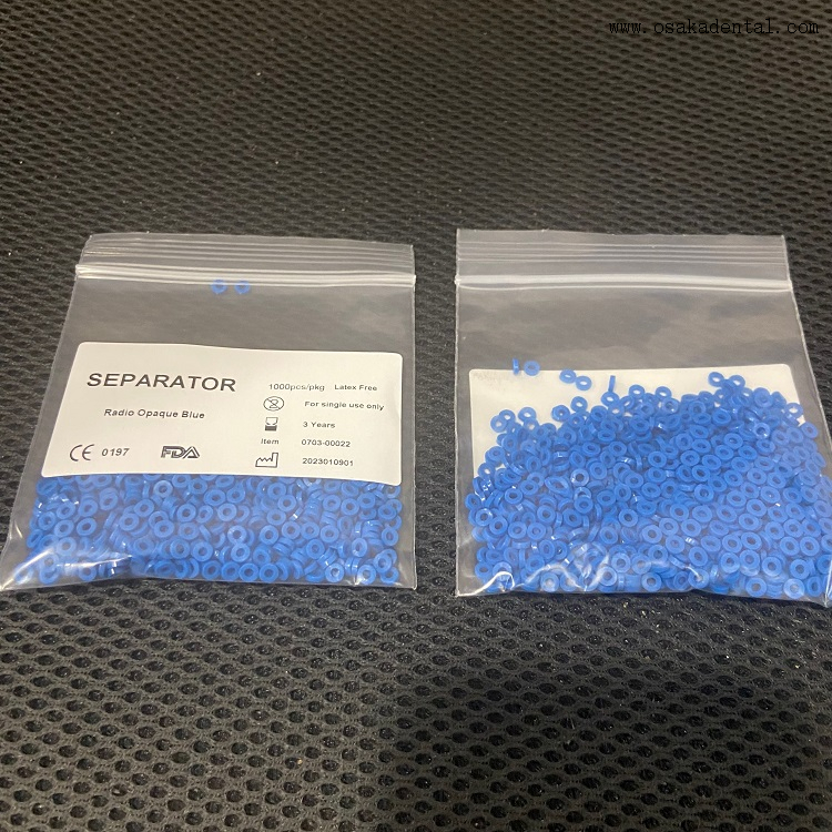 Separador elástico ortodôntico dental 1000 pçs/saco OSA-P29