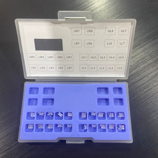 Suporte cerâmico para ortodontia dentária ROTH/MBT 345 gancho OSA-P90-1