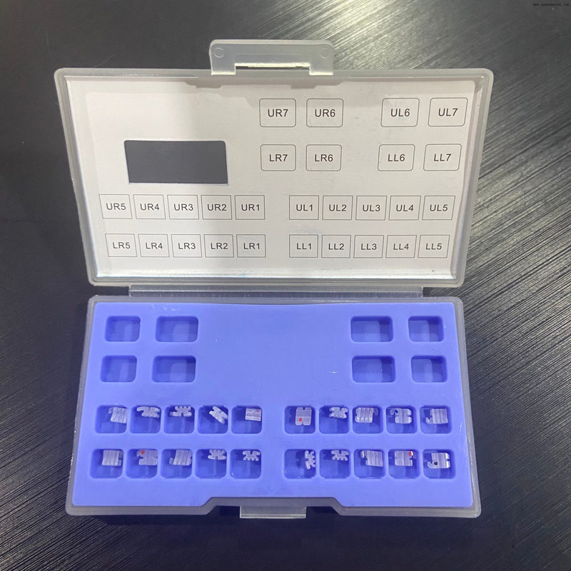 Suporte cerâmico para ortodontia dentária ROTH/MBT 345 gancho OSA-P90-1