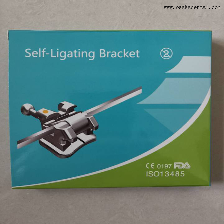 Bracket ortodôntico auto-ligante ativo dental