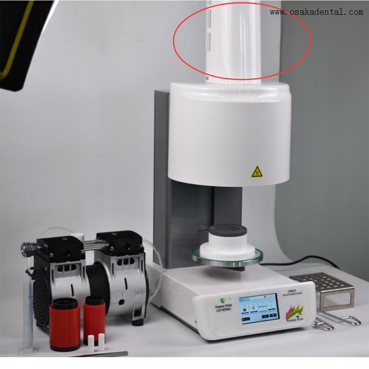 Equipamento de laboratório dentário máquina de forno de porcelana de fundição dentária