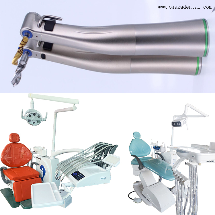 Peça de mão Osakadental de 20: 1 implante fibra óptica Contra ângulo de titânio corpo /peça de mão de implante dental /peça de mão cirurgida dental