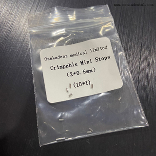 Mini batentes frisáveis ortodônticos dentais