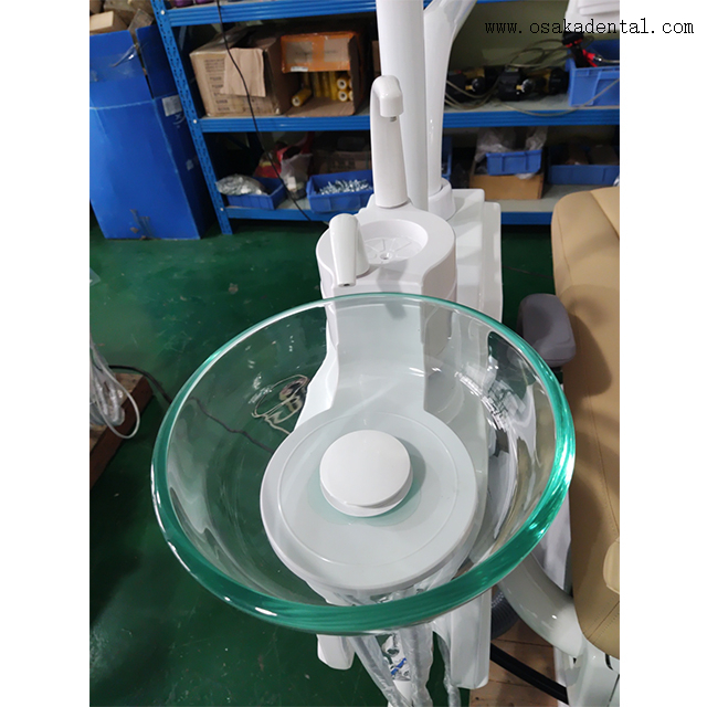 Unidade de cadeira odontológica elétrica cirúrgica de couro